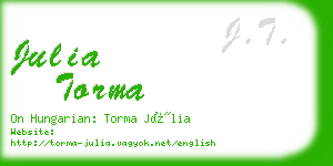 julia torma business card